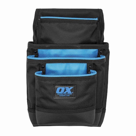 Ox Tools Pouch, Dynamic Nylon 4 Pocket Pouch, Nylon OX-P266205